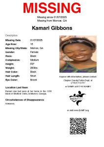 BLACK & MISSING: Kamari Gibbons