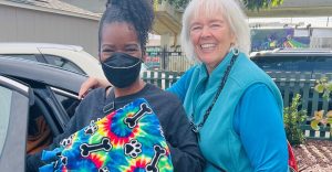 MLK Day of Service Volunteers Make Blankets and Art for Locals in Need