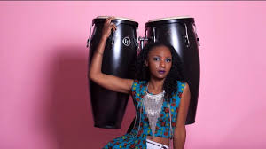 Piwai brings many talents to her music with conga drums as well as the mbira, the African thumb piano. Courtesy photo.
