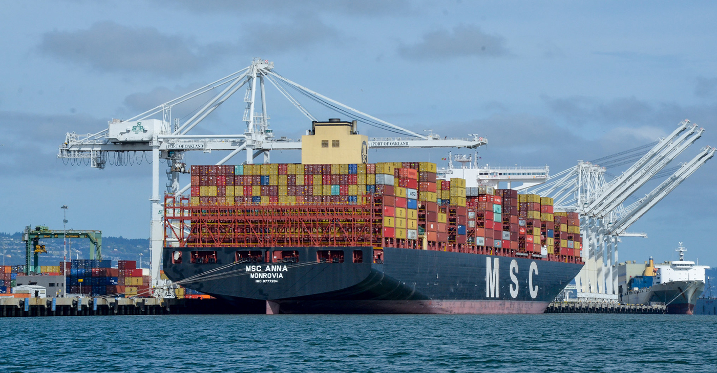 Port of Oakland.