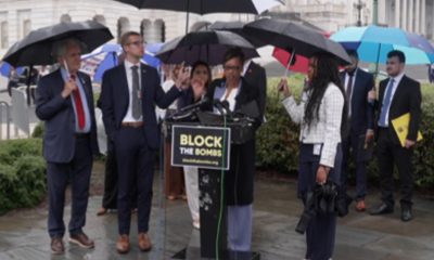 Congresswoman Lateefah Simon speaks at press conference in Washington D.C., Sept. 20, 2025.