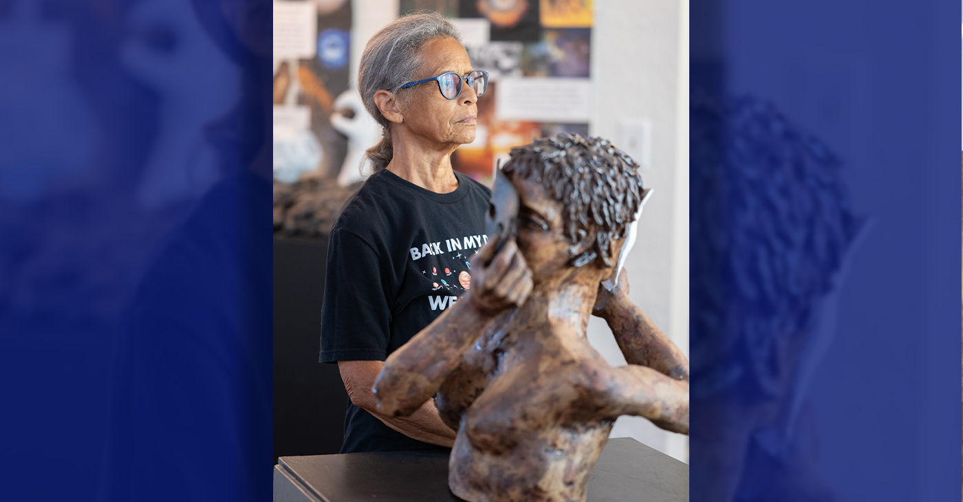 Lorraine Bonner is a retired physician. She is also a sculptor who works in clay, exploring issues of trust, trustworthiness and exploitation, as well as visions of a better world.