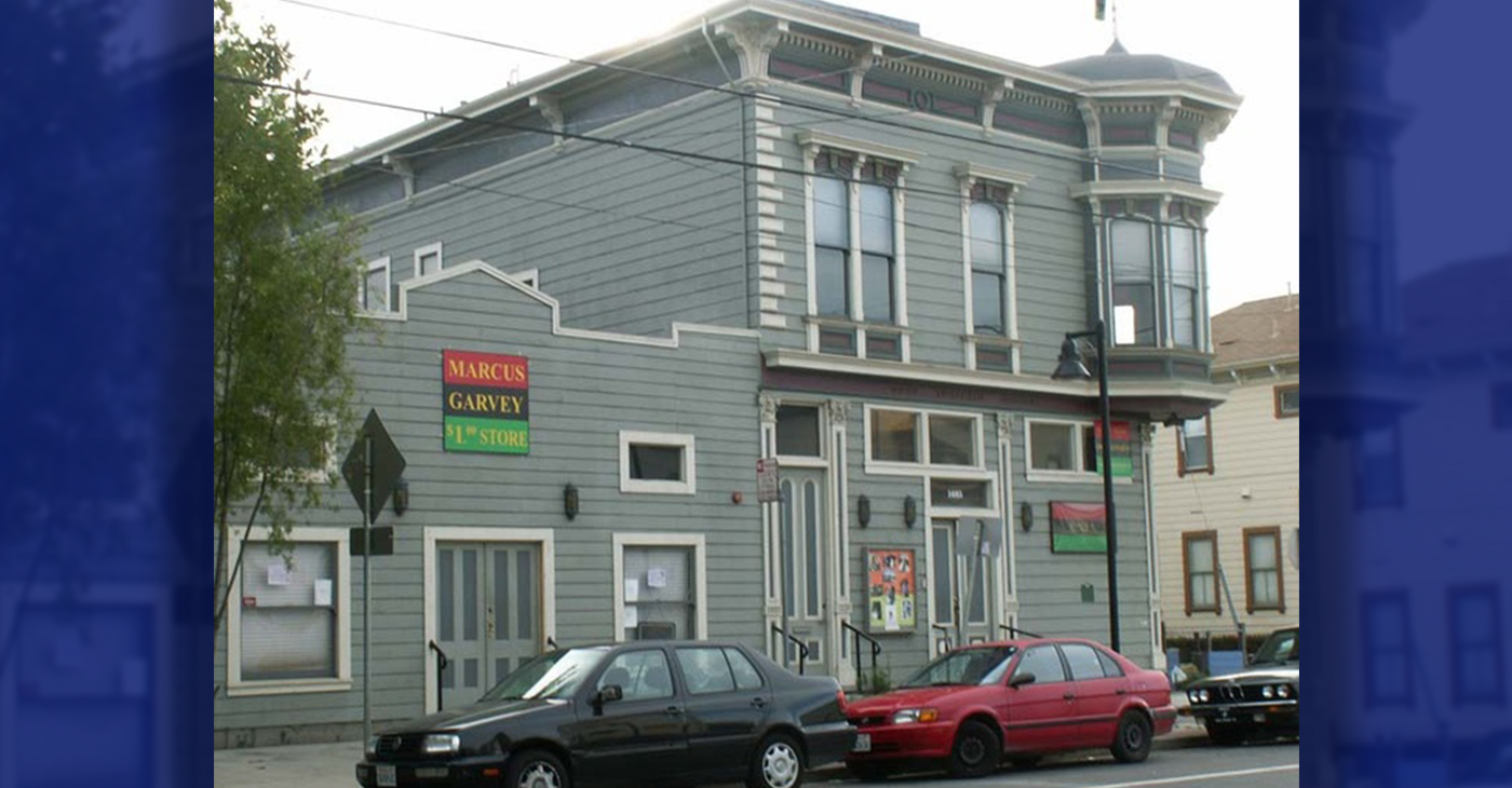 Liberty Hall at 1483-1485 8th St., in Oakland was built in 1877 as a store and residence. Wikimedia photo.