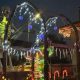 Christmas lights on a house near the writer’s residence in Oakland. Photo by Joseph Shangosola.