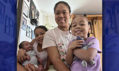 Gnae Dismuske and her children.