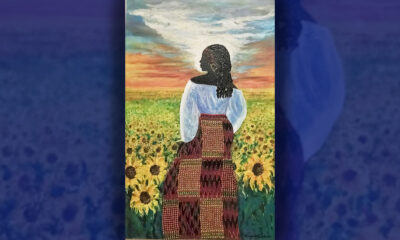 ‘Be Still...’ by Virginia Jourdan is on display at the Richmond Art Center (RAC), in Richmond, CA. Photo by Carla Thomas.