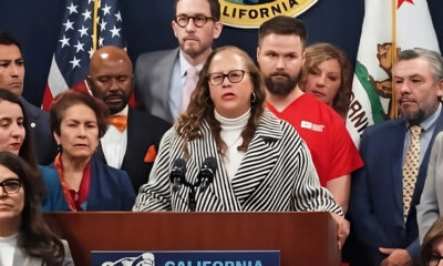 Sen. Laura Richardson (D San Pedro) spoke on behalf of the California Legislative Black Caucus at a Jan. 26 news conference condemning the fatal shooting of Minneapolis nurse Alex Pretti and other civilians by federal immigration agents, including U.S. Customs and Border Protection and ICE, in Minneapolis, Minnesota. (Screenshot)