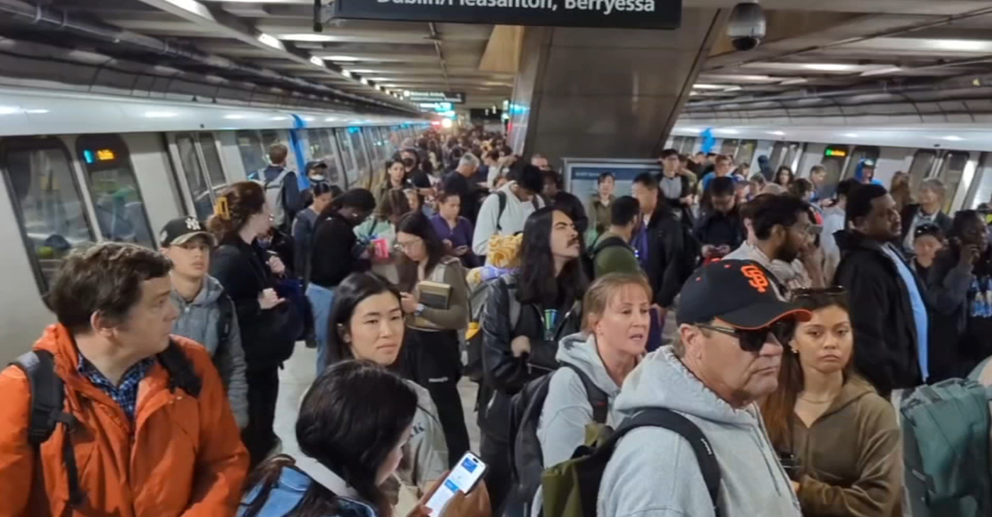 BART train. Photo courtesy of ABC7.