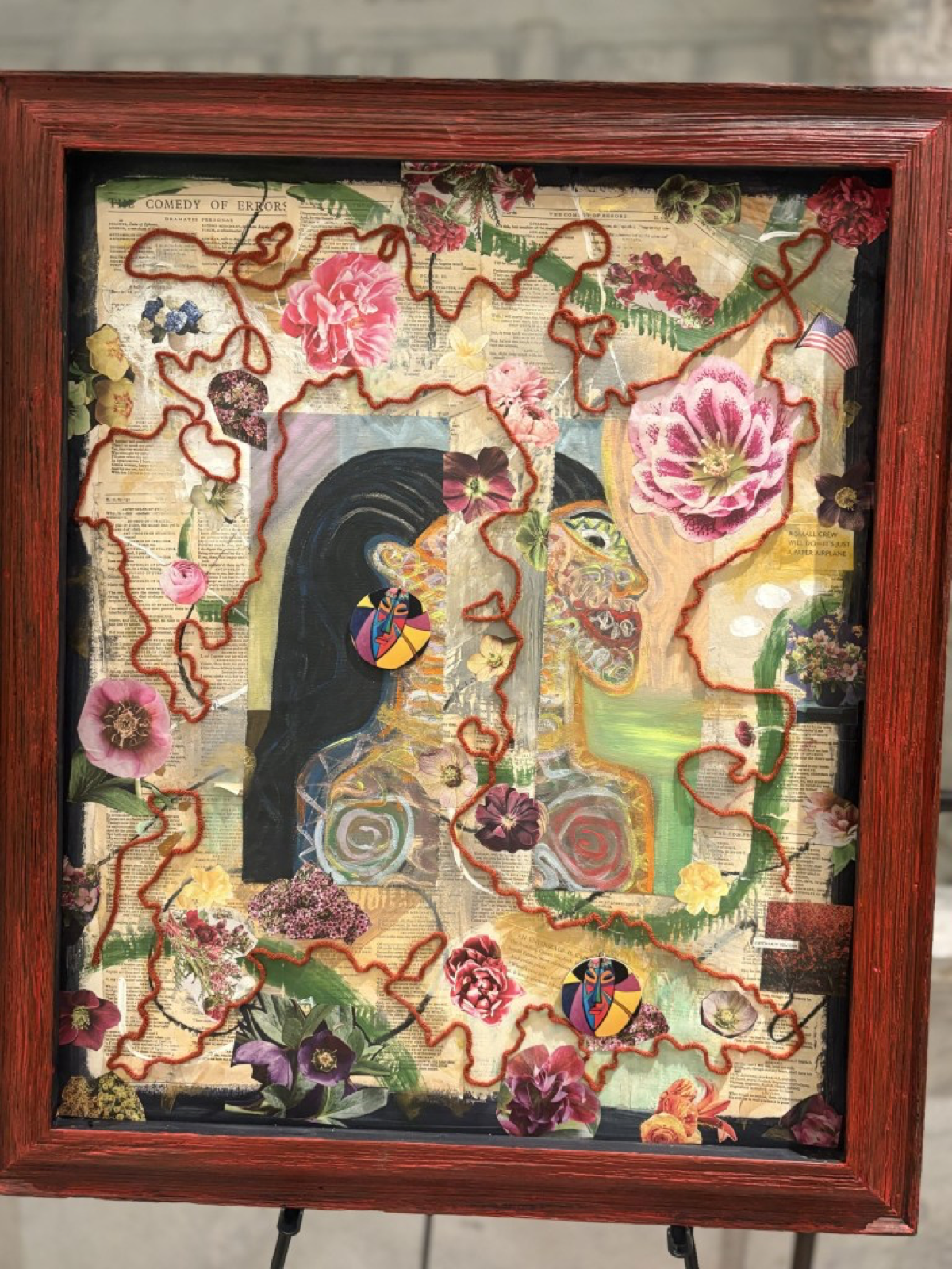 Transformation, acrylic on canvas. Photo by Noah Washington/The Atlanta Voice