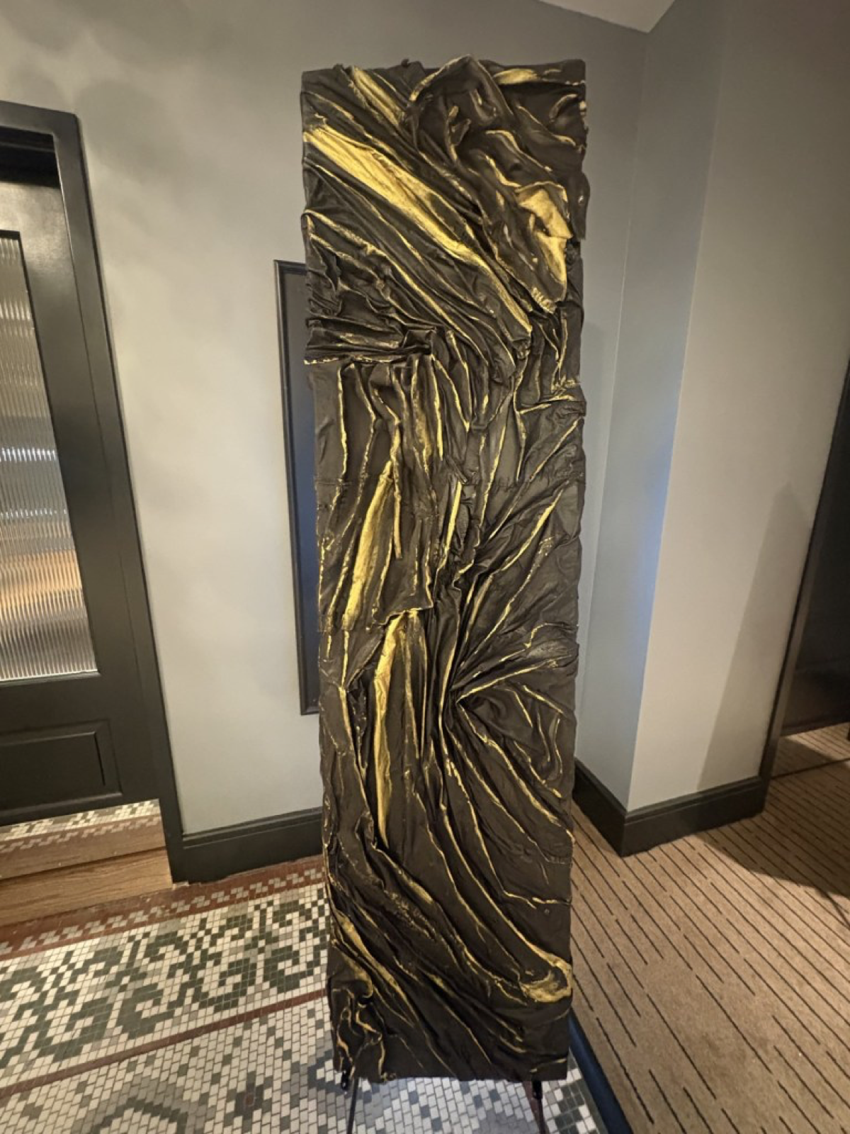 Down for The Ride. 30×13, Mixed Media, 2025. Photo by Noah Washington/The Atlanta Voice