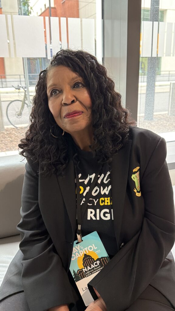 LaJuana Bivens says the work of NAACP is as urgent as ever. Photo by Regina Wilson, California Black Media. 