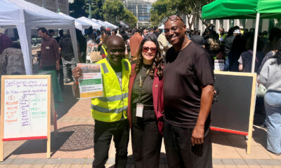 Left to right: Yawo Tekpa, OPIC Manager, One Stop Operator; Sofia Navarro, Deputy City Administrator; and Ray Lankford, CEO of the Oakland Private Industry Council. Photo by Jonathan Fitness Jones.