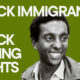 The logo for Black Alliance for Just Immigration uses an image of Kwame Toure (Stokely Carmichael), who fought for Black civil rights in the 1960s. Courtesy image.