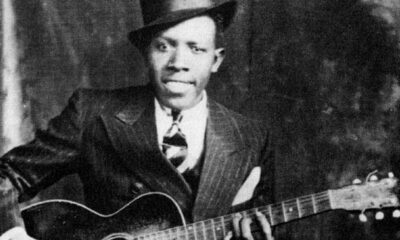 Robert Johnson (1911-1938) is thought of as the godfather of blues music, especially Delta blues. The 29 songs recorded by him during his short life have been of massive inspiration to guitarists and musicians over the last 80 years. Public domain photo.
