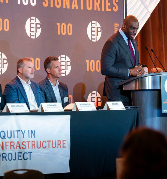 Toks Omishakin, secretary of the California State Transportation Agency, was one of the speakers at the event. Photo by Shellee Fisher Photography and Design.