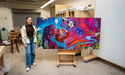 New Minneapolis Mural Imagines Black and Indigenous Futures Among the Stars
