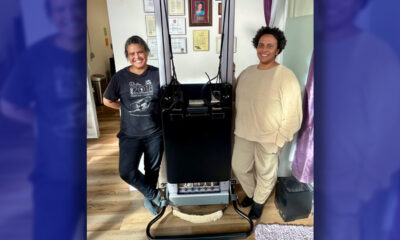 Photo Credit: (left) Tonya Marie Amos, founder of Aspire Pilates Center (right) Wren Amos, project manager of Grown Women Dance Collective. Photo by Jonathan ‘Fitness’ Jones.