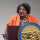 California Secretary of State Shirley N. Weber issued a statement confirming that her office is reviewing claims made by the U.S. Department of Homeland Security regarding the state’s efforts to prevent election fraud. CBM photo by Antonio Ray Harvey.