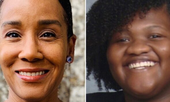 Dr. Gracie Ann Dinkins, left, and Sydney Y.K. Brown, MA