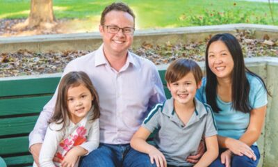 First Vice President of Sacramento City Unified School District Taylor Kayatta and family. Courtesy photo.