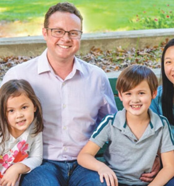First Vice President of Sacramento City Unified School District Taylor Kayatta and family. Courtesy photo.