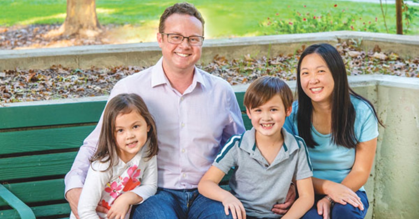 First Vice President of Sacramento City Unified School District Taylor Kayatta and family. Courtesy photo.
