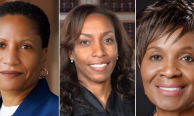 From left to right: Justice Rashida Adams, Judges Denise Hippach, and Juliet Macaulay. Image courtesy of California Black Media.