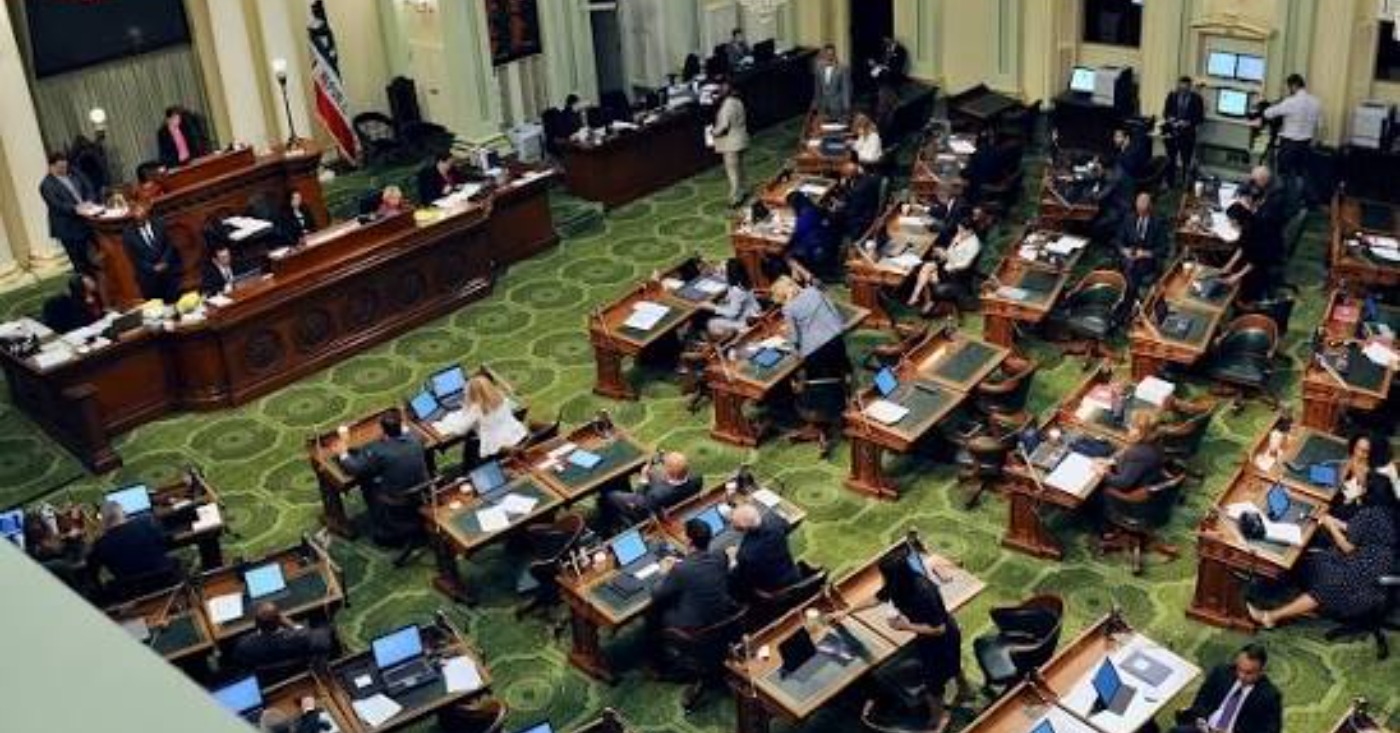 California State Assembly Chamber. Photo courtesy of California State Assembly.