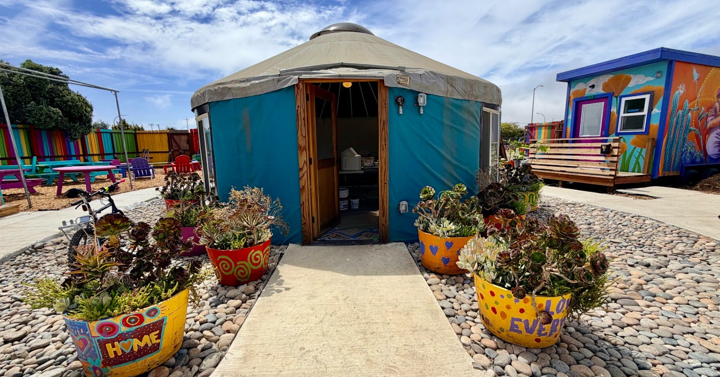 One of the tiny houses for unhoused Richmond youth. Courtesy photo.