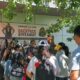 Portland Trail Blazers point guard and Oakland High School alum Damian Lillard hosts back-to-school giveaway at Ira Jinkins Recreation Center in East Oakland. Photo by Carla Thomas.