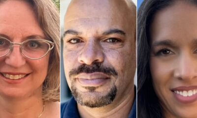 (L-R) Sylvia Williams, Mike Hutchinson, Kathryn Camp