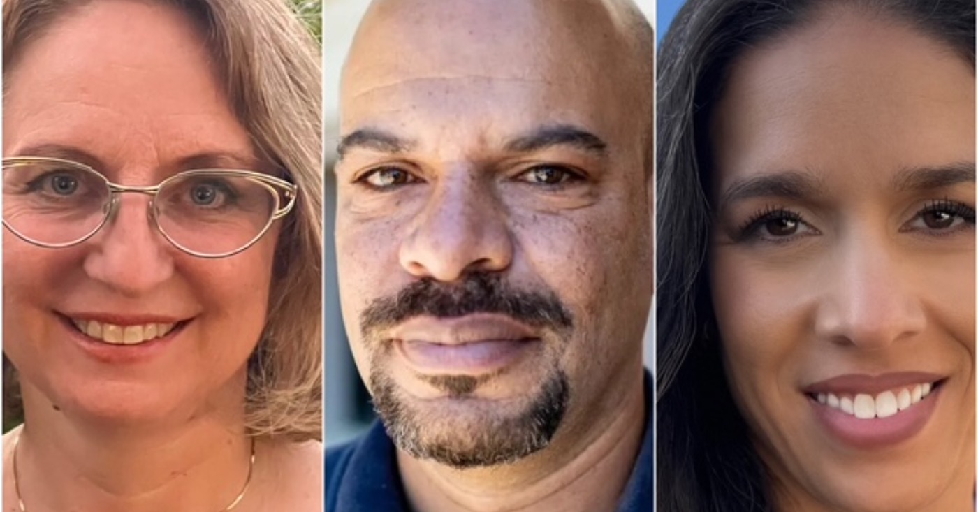 (L-R) Sylvia Williams, Mike Hutchinson, Kathryn Camp