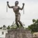 Bussa Emancipation Statue in Bridgetown, Barbados. Photo courtesy Wikimedia Commons.