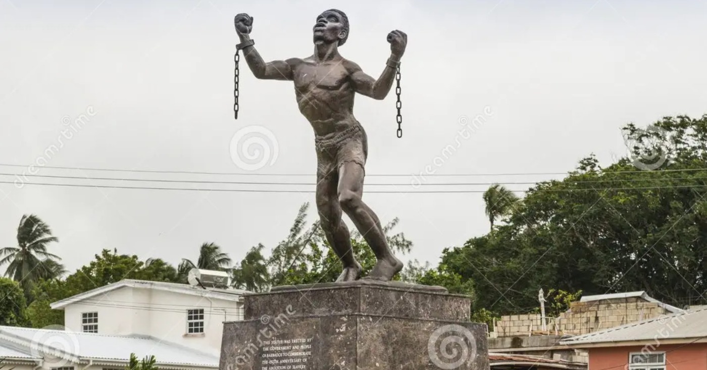 Bussa Emancipation Statue in Bridgetown, Barbados. Photo courtesy Wikimedia Commons.