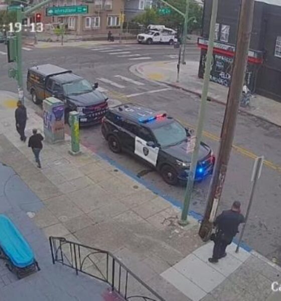 Oakland Police and emergency vehicle arrive to Williams Chapel Monday morning. Courtesy photo.