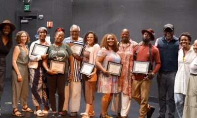 The first cohort of BLACspace participants with awards in August. Courtesy photo.