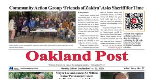 CHECK OUT THE LATEST ISSUE OF THE OAKLAND POST