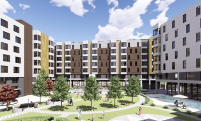 Artist’s rendering of the complex that will have xx units for veterans. Courtesy image.