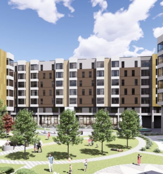 Artist’s rendering of the complex that will have xx units for veterans. Courtesy image.